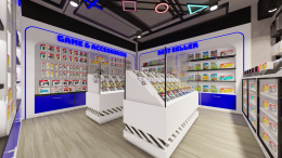 Design, manufacture and installation of stores: AB Film & Mobile Phone Shop, Fortune Ratchada, Bangkok(copy)(copy)